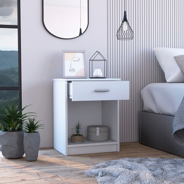 Nightstand Coco, Bedroom, White