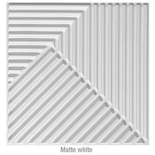 Buy f-matte-white 30x30cm  Non-Self-Adhesive 3D Wall Sticker