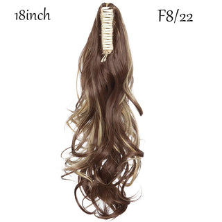 Buy f8-22-new HAIRRO Claw Clip on Ponytail Hair Extension Synthetic Ponytail Extension Hair for Women Pony Tail Hair Hairpiece Wave Ponytail