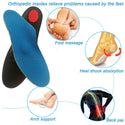 High Quality Severe Flat Feet Insoles Orthotic Arch Support Foot Massage Inserts Orthopedic Shoes Insoles Heel Pain  Men Woman