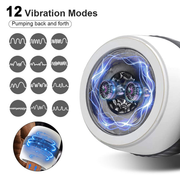 Automatic Male Masturbator Cup Vagina Masturbation Blowjob Man Mastuburator Sex Toys for Men Adult Goods Electric Mastubator