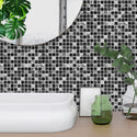 Funlife Self Adhesive Mosaic Tile Sticker,Kitchen Backsplash Bathroom Wall Tile Stickers Decor Waterproof Peel&Stick PVC Tiles