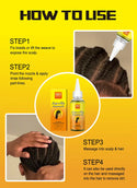 Hot African Curly Hair Braid Gel Anti Itch Cleaning Set for Braided Styling Anti Hair Loss Braid Oil Moisturizing Braiding Gel