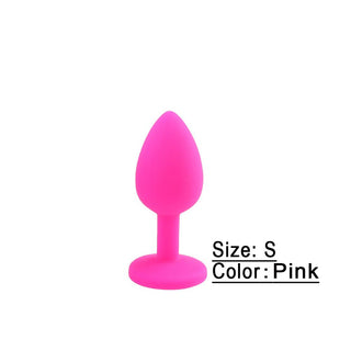 Buy pink-s Silicone Butt Plug Anal Plug Unisex Sex Stopper 3 Different Size Adult Toys for Men/Women Anal Trainer for Couples