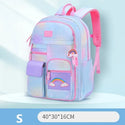 2022 New Primary School Backpack Cute Colorful Bags for Girls Princess School Bags Waterproof Children Rainbow Series Schoolbags