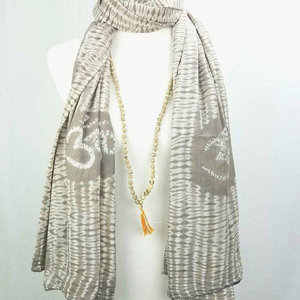 Tulsi OM Prayer Shawl