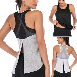 New Women Fitness Sports Shirt Sleeveless Yoga Top Running GymShirt Vest Athletic Undershirt Yoga Gym Wear Tank Top Quick Dry