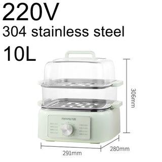 Buy green-matel-tray Joyoung Electric Steamer Multifunctional Household Capacity Multi-Layer Steamer Box Steamer Breakfast Machine