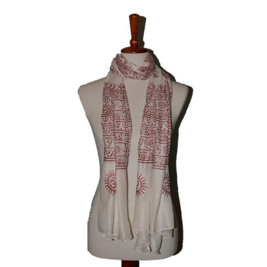 OM Bhakti Prayer Shawl - Medium