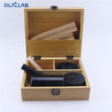 Natural Bamboo Box Kit With Tray  for Smoking Accessories Rolling Paper Grinder Pipe Storage Smell Proof Custom Herb Stash Box