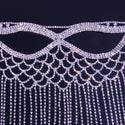 Luxury Tassel Rhinestone Mask for Face