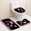 Bathroom Rug Mat-3Pc