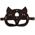 KMVEXO Women Female Fox Leather BDSM Woman Cosplay Adult Mask Game