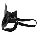 KMVEXO Women Female Fox Leather BDSM Woman Cosplay Adult Mask Game