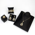 Sunspicems Gold Color Metal Arab Jewelry Set