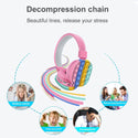 Wireless Bluetooth Headphones pop fidget toys headsets Colorful