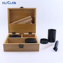 Natural Bamboo Box Kit With Tray  for Smoking Accessories Rolling Paper Grinder Pipe Storage Smell Proof Custom Herb Stash Box