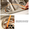 GUANYAO Kitchen Sink Pipe Drain Cleaner Tools Bathroom Floor Hair Cleaner Sewer Filter Bathtub Cleaning Hook Tool Sewer Clog