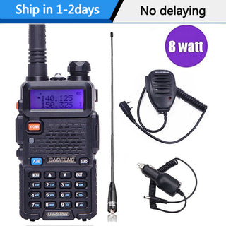 Baofeng UV-5R 8W High Power Powerful Walkie Talkie Two Way Radio 8Watts Cb Portable Radio 10km Long Range Pofung UV5R Hunting