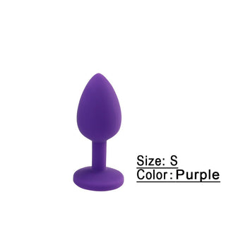 Buy purple-s Silicone Butt Plug Anal Plug Unisex Sex Stopper 3 Different Size Adult Toys for Men/Women Anal Trainer for Couples