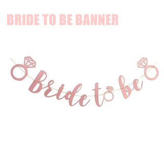 Buy banner Bride to Be Party Decorations Latex Balloons Set Cup Plates Bachelorette Party Supplies Veil Sash Team Bride Wedding Decor