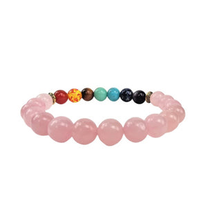 Rose Quartz Chakra Healing and Self Love Bracelet