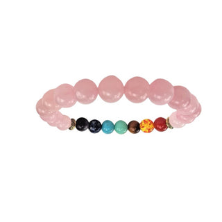 Rose Quartz Chakra Healing and Self Love Bracelet