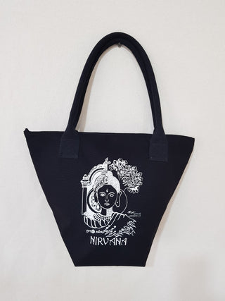 Buy black-on-backorder Nirvana Tote Bag - Transforming Life Through Youth Empowerment