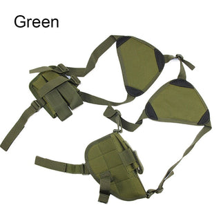 Tactical Universal Concealed Shoulder Holster for Glock 17 Beretta M92 Airsoft Pistol Hidden Holster Adjust With Magazine Pouch - Webster.direct