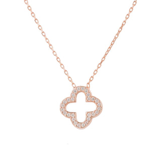 Open Clover Pendant Necklace