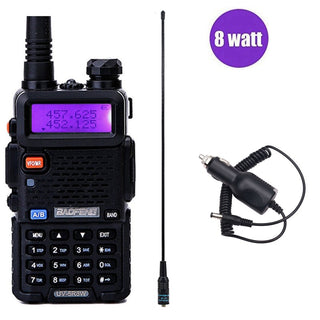 Buy antenna-car-charger Baofeng UV-5R 8W High Power Powerful Walkie Talkie Two Way Radio 8Watts Cb Portable Radio 10km Long Range Pofung UV5R Hunting